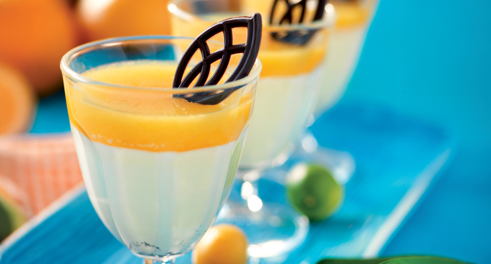Apelsinpannacotta