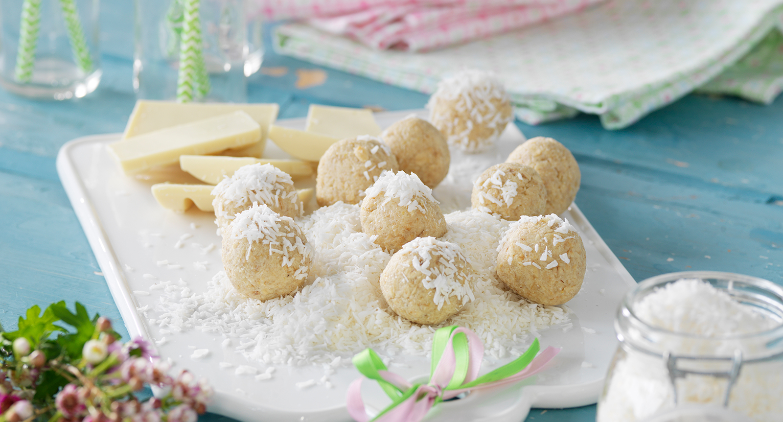 Vita chokladbollar