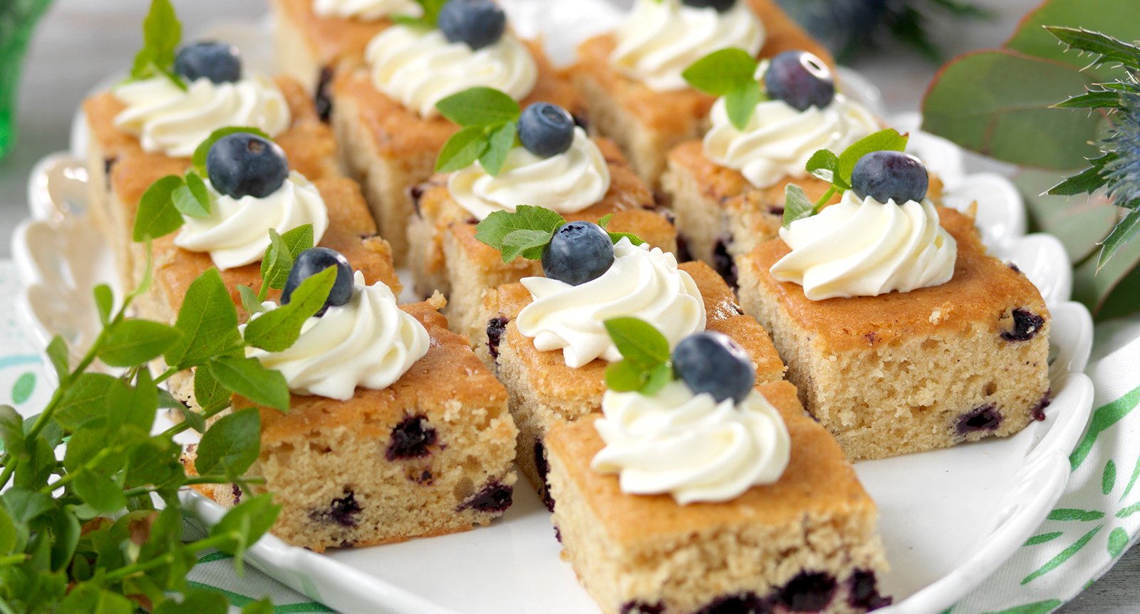 Blåbärskaka