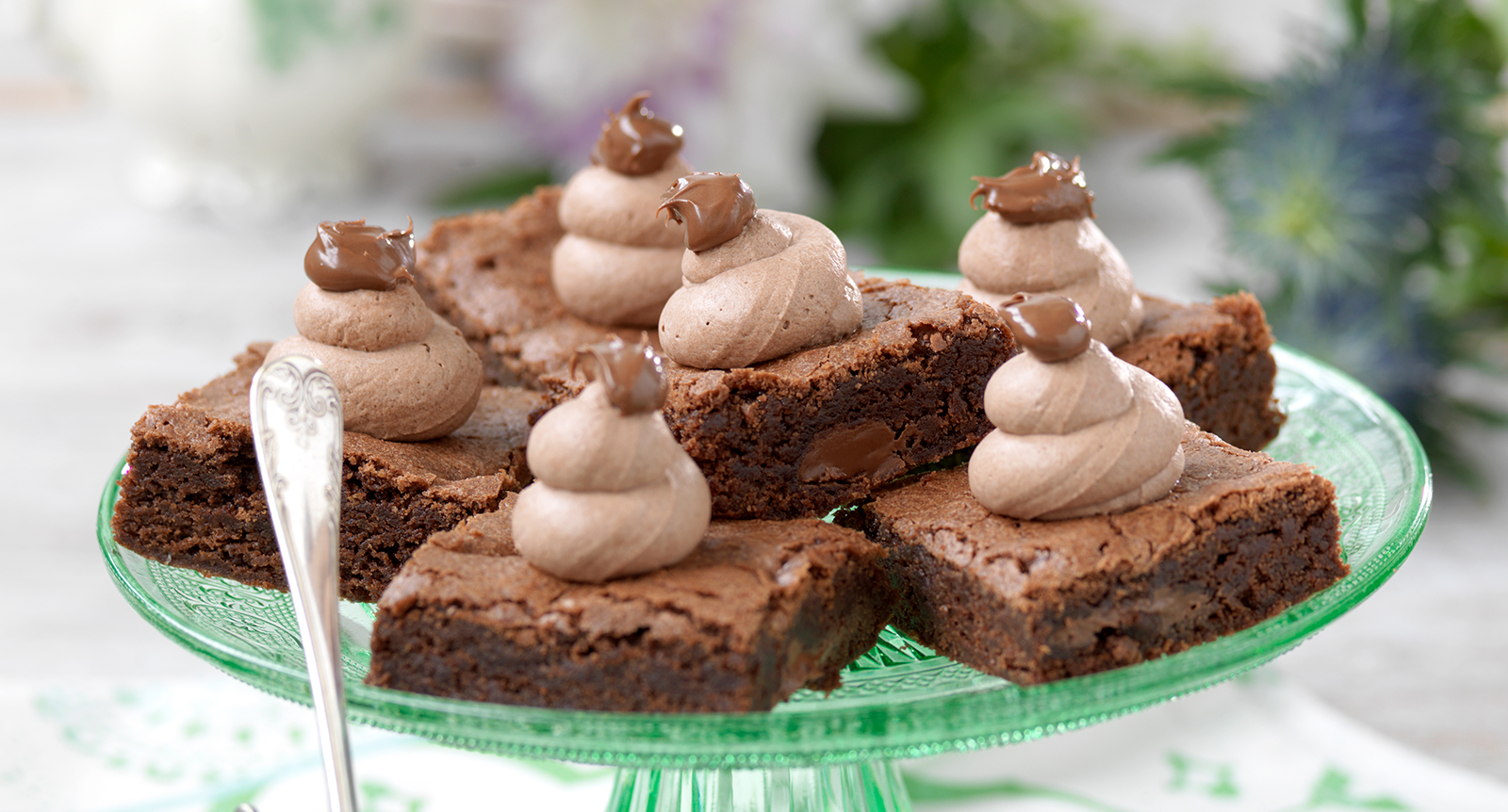 Brownie med Nutella