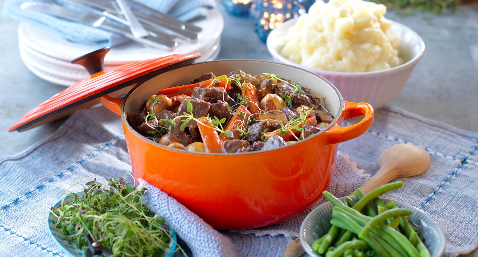 Burgundisk gryta med vin