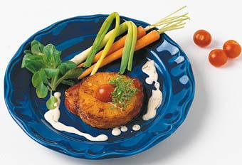 Kasslerkotlett med sherrysås och primörer