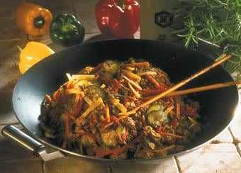 Wokad färs med curry