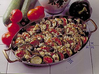 Squashgratäng med fetaost