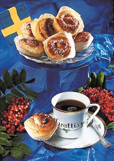 Mormors bullar med kanelgrop