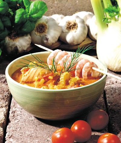 Fisksoppa från Bretagne