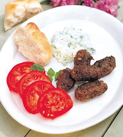 Köttbullar med smak av Grekland