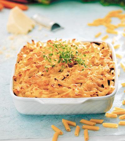 Pastagratäng med skinka