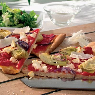 Fräsch sommarpizza