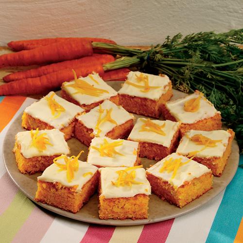 Morotsbakelser med mandel och citron