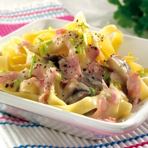 Gott till pasta med gorgonzola
