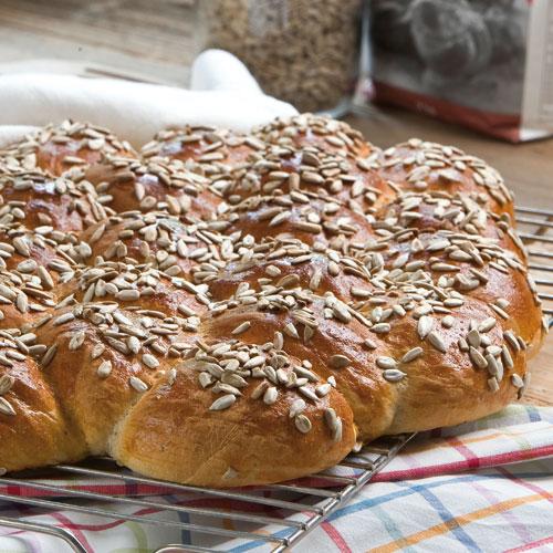 Örtbröd med solroskärnor