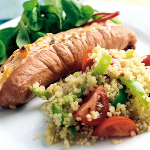 Fyllda korvar med quinoa
