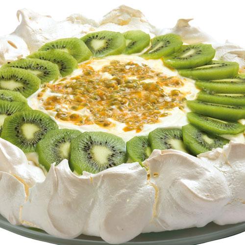 Marängtårta med frukt