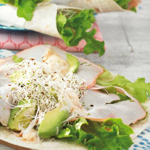 Wraps med kalkon