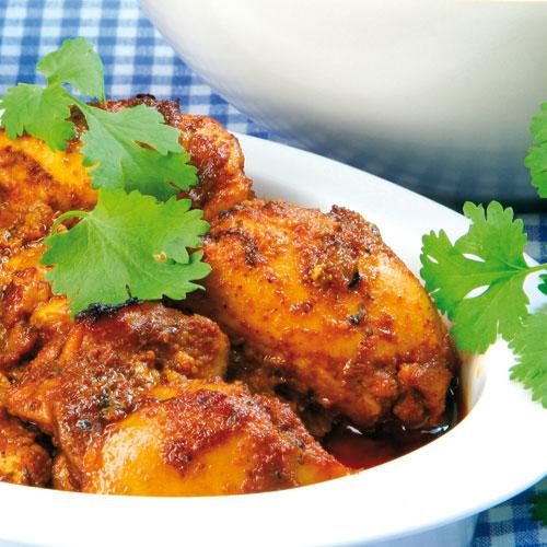 Tikka masala kyckling med linssallad