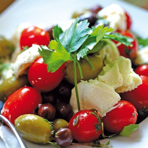 Tomat- och mozzarellasallad