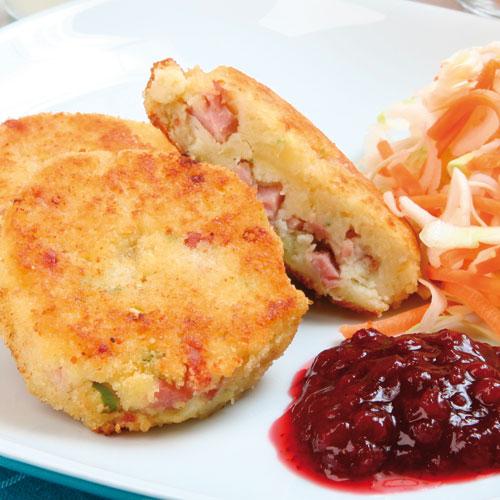 Potatisbullar med rökt bog
