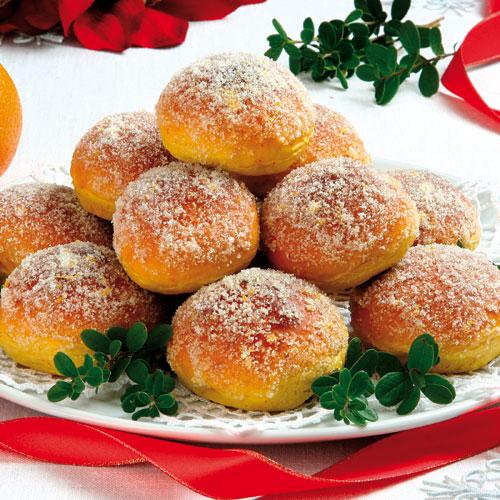 Saffransbullar med apelsinsocker