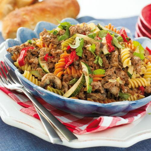 Pasta och köttfärsgryta