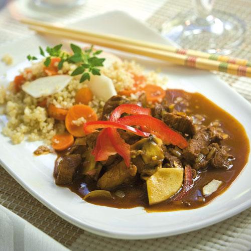 Indonesisk gryta och quinoa