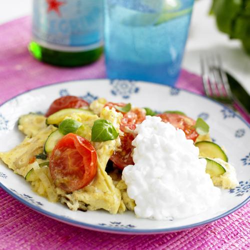 Provencalsk grönsaksomelett