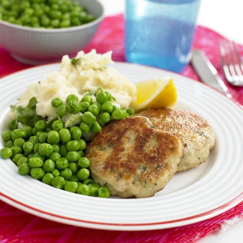 Fiskbiffar med potatismos