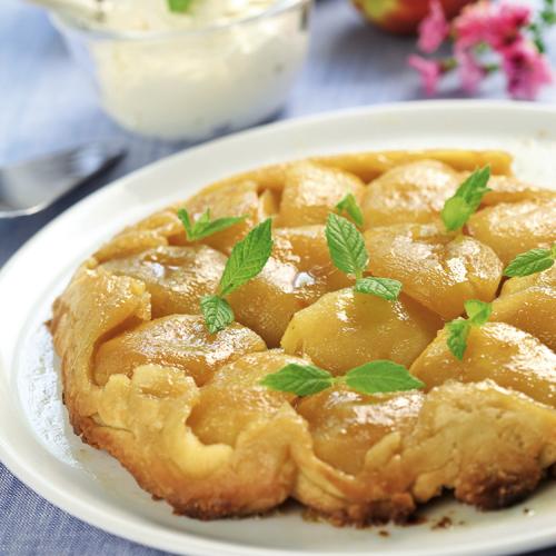 Tarte Tatin med vaniljcrème