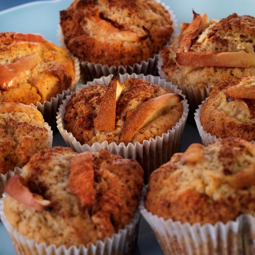 Äppelmuffins (lättsötat)
