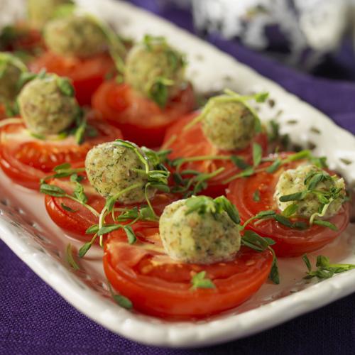 Bakade tomater med dillcrème