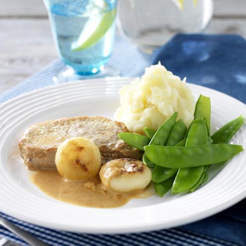 Kotlett med cidersås