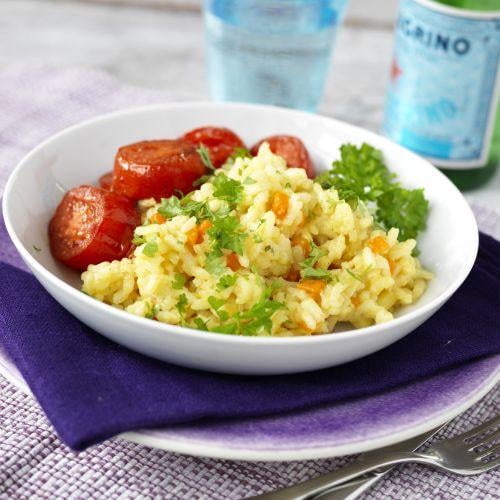 Krämig rotsaksrisotto