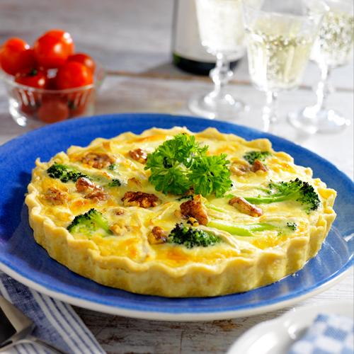 Briepaj med broccoli