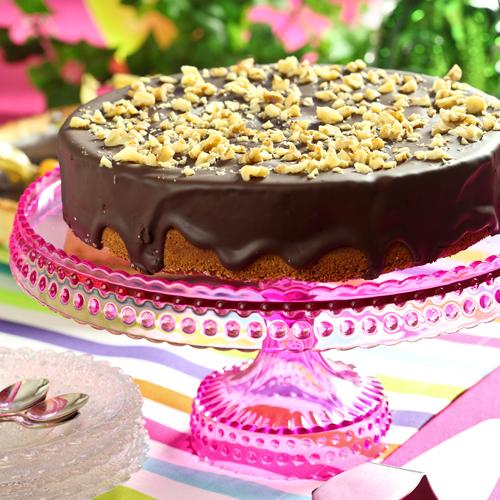 Chokladkaka med romrussin