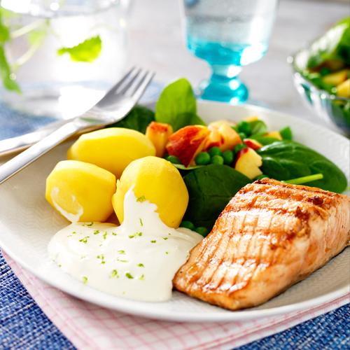 Lax med limesås