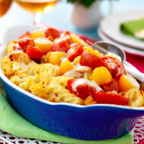 Pastagratäng med kyckling
