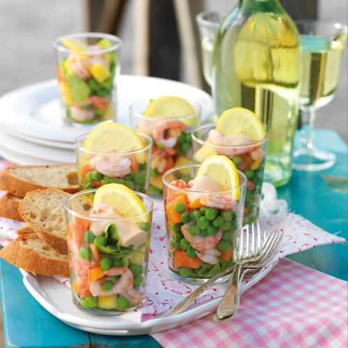 Exotisk räksallad