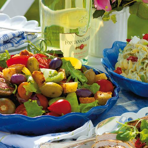 Brödsallad med oliver