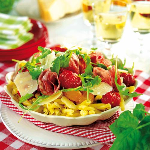 Pasta med rostade tomater