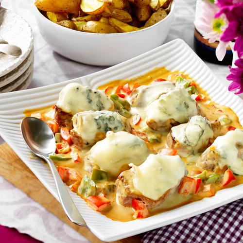 Fläskfilé gorgonzola