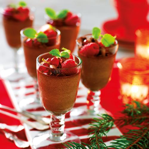 Chokladpannacotta