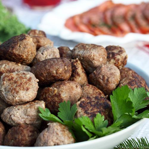 Älgköttbullar med timjan