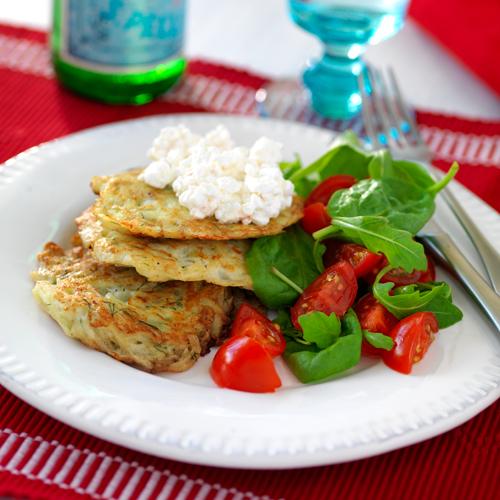 Rårakor med tomatsallad