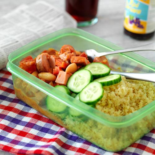 Korvgryta med bönor