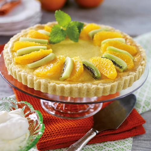 Apelsinpaj med kiwi
