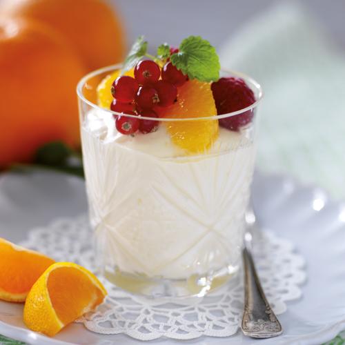 Citronmousse med vit choklad
