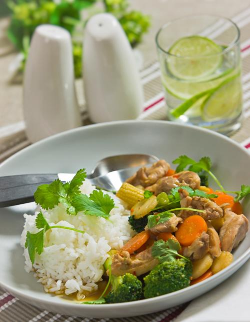 Kycklingwok