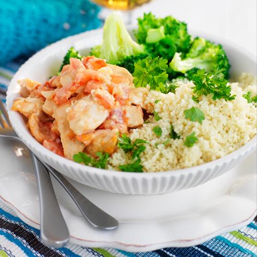 Kycklingstroganoff