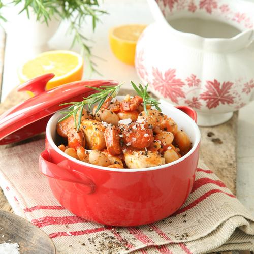 Cassoulet på kyckling