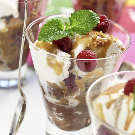 Rocky road i glas